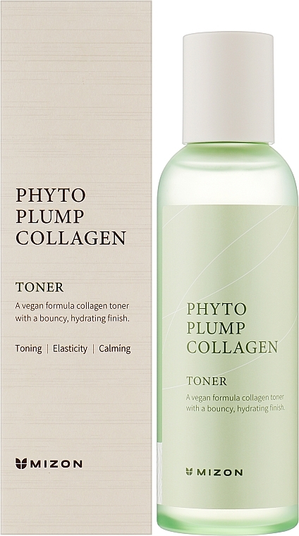 Soothing Vegan Toner with Phyto Collagen - Mizon Phyto Plump Collagen Toner — photo N4