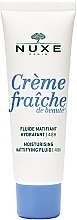 Fragrances, Perfumes, Cosmetics Facial Fluid - Nuxe Creme Fraiche De Beaute Moisturising Mattifying Fluid 48H