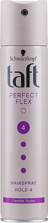 Extra Strong Hold Hair Spray "Perfect Flex" with Liquid Elastin - Schwarzkopf Taft  — photo N1