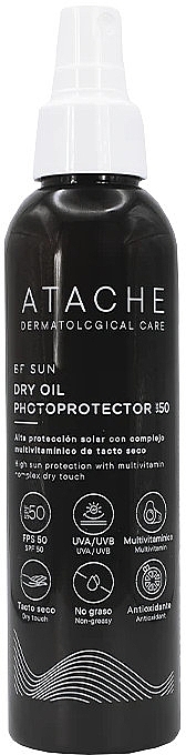 Sunscreen Body Oil - Attache Be Sun Dry Oil Photoprotector Spf 50 — photo N1