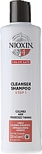 Colored Hair Shampoo - Nioxin Cleanser Shampoo Step 1 — photo N1