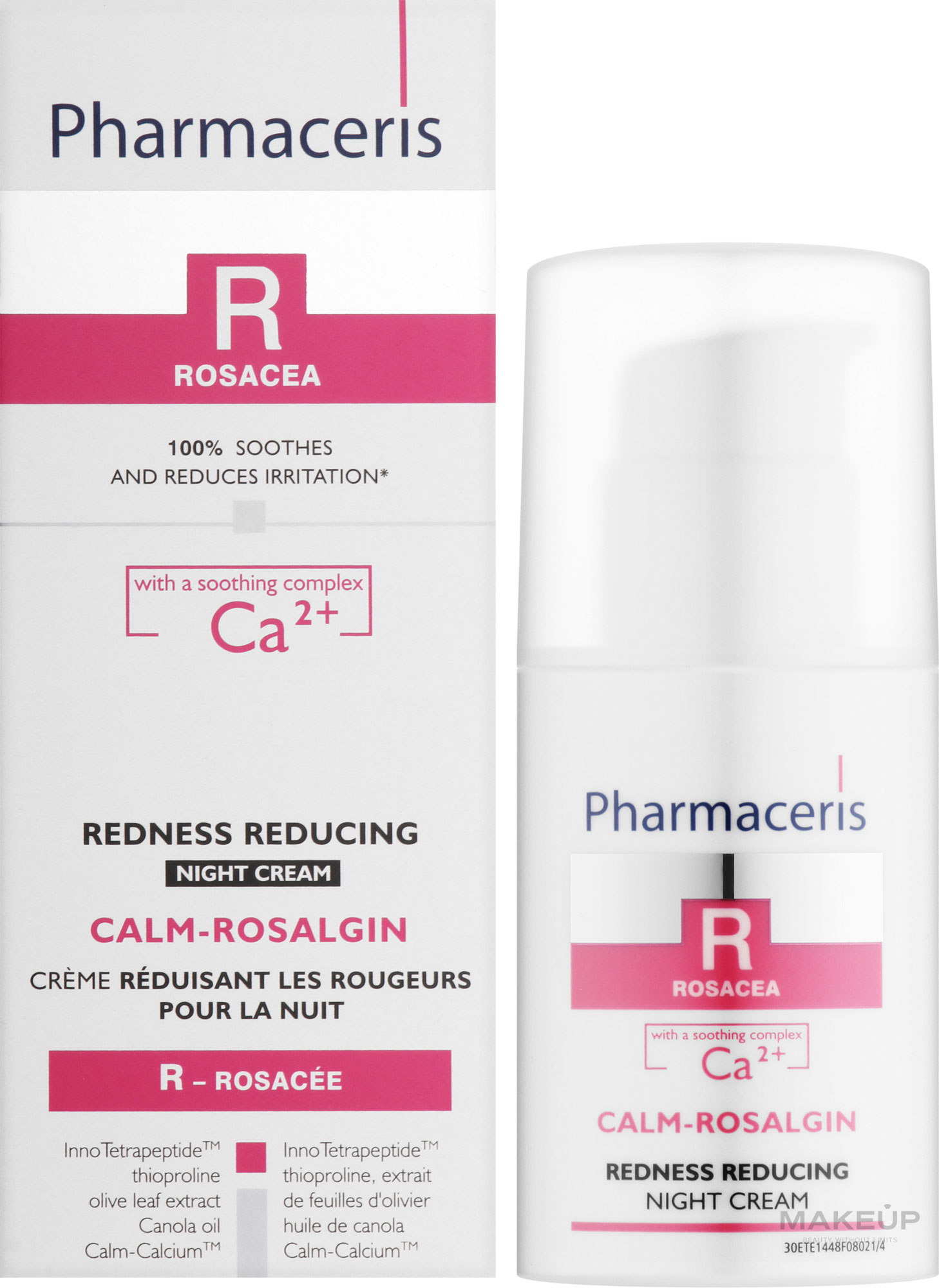 Anti-Wrinkle Night Face Cream - Pharmaceris R Calm-Rosalgin Night Cream — photo 30 ml