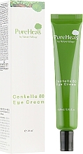 Fragrances, Perfumes, Cosmetics Repairing Eye Cream with Centella Extract - PureHeal's Centella 80 Eye Cream