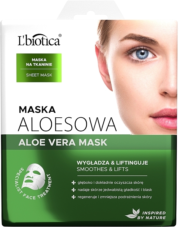 Aloe Face Mask - L'biotica Home Spa — photo N1