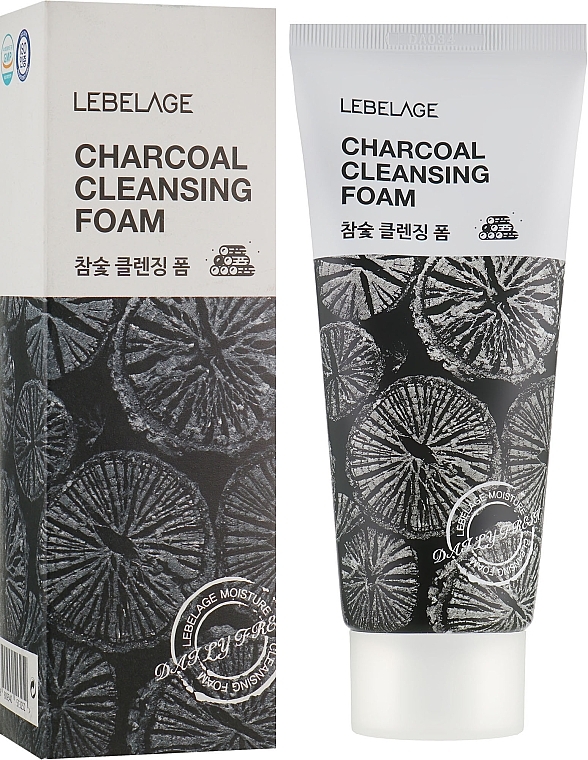 Charcoal Foam - Lebelage Charcoal Cleansing Foam — photo N1