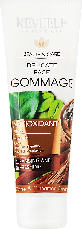 Delicate Face Gommage - Revuele Delicate Face Gommage with Cafeine, Cosmetic Clay And Cinnamon Extract — photo N1