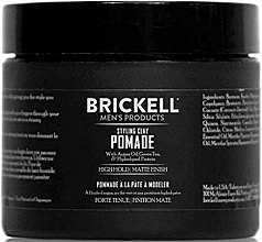 Fragrances, Perfumes, Cosmetics Hair Styling Pomade - Brickell Men's Products Styling Clay Pomade