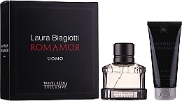 Fragrances, Perfumes, Cosmetics Laura Biagiotti Romamor Uomo - Set (edt/40ml + sh/gel/100ml)