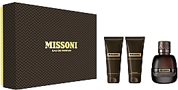 Fragrances, Perfumes, Cosmetics Missoni Parfum Pour Homme - Set (edp/50ml + sh/gel/50ml + ash/balm/50ml)	