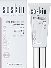 Fragrances, Perfumes, Cosmetics 3-in-1 CC Cream - Soskin CC Cream Color Control 3 In 1