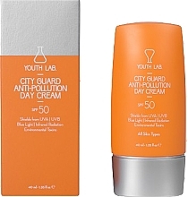 Day Face Cream SPF 50 - Youth Lab. City Guard Anti-Pollution Day Cream SPF 50 — photo N1