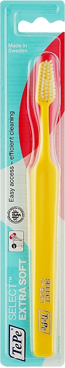 Ultra Soft Toothbrush, yellow - TePe Select Extra Soft — photo N1