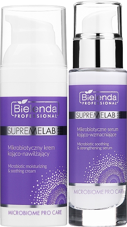 Set - Bielenda Professional SupremeLab Microbiome Pro Care (cr/50ml + ser/30ml) — photo N2