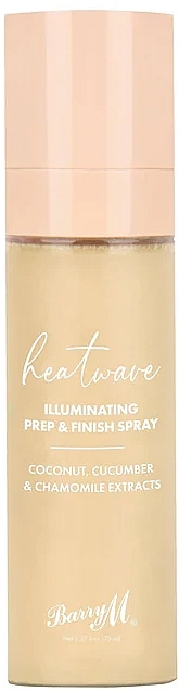 Brightening Face Primer Spray - Barry M Heatwave Illuminating Prep & Finish Spray — photo N1