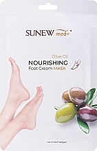 Fragrances, Perfumes, Cosmetics Foot Mask - Sunew Med+ Foot Mask With Jojoba Oil and Olive Oil