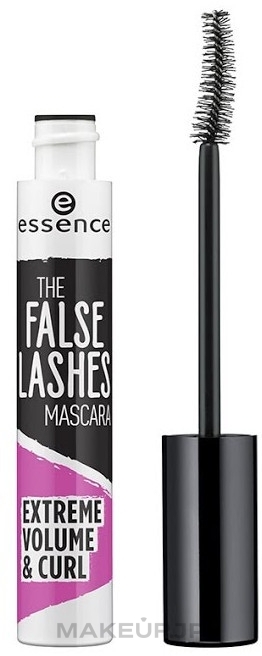 Lash Mascara - Essence The False Lashes Mascara Extreme Volume & Curl — photo Black