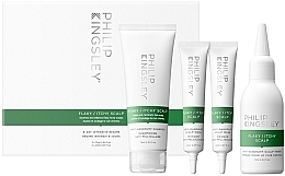 Fragrances, Perfumes, Cosmetics Set - Philip Kingsley Flaky/Itchy Scalp 8-Day Kit (mask/2x20ml + schm/75ml + ton/75ml)