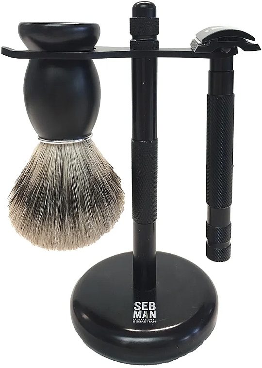 Shaving Set - Sebastian Professional (razor/1pc + brush/1pc) — photo N1