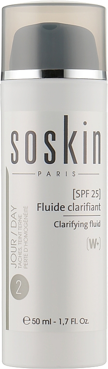 Brightening Face Fluid SPF25 - Soskin Clarifying Fluid SPF 25 — photo N1