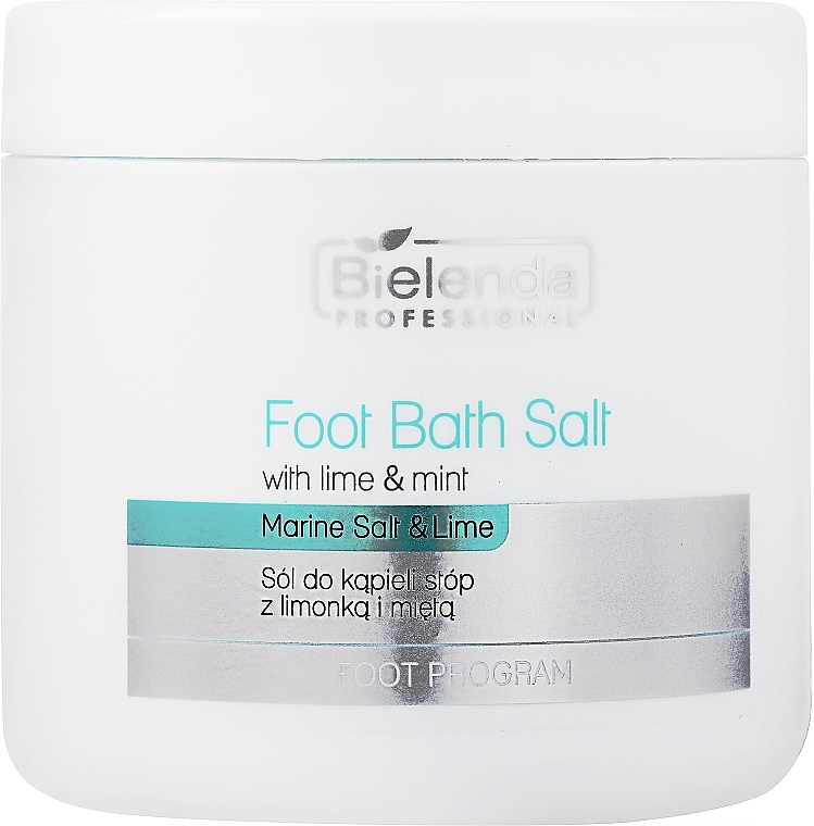 Foot Bath with Lime and Mint - Bielenda Professional Foot Bath Salt with Lime & Mint — photo N1