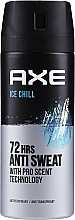Antiperspirant - Axe Ice Chill Dry 72H Anti Sweat Antiperspirant — photo N1