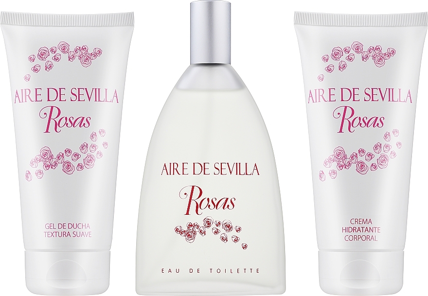 Instituto Espanol Aire de Sevilla Rosas - Set (edt/150ml + b/cr/150ml + sh/gel/150ml) — photo N17