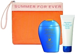 Set - Shiseido Sun Protection Essentials (lot/150ml + emuls/75ml+ pouch) — photo N8