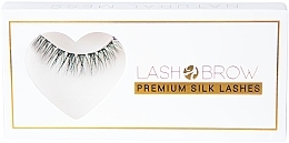 Flase Lashes - Lash Brow Premium Silk Lashes Natural Mess — photo N1