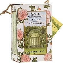 Fragrances, Perfumes, Cosmetics Rose Fragrant Soap - L'Erbolario Sapone Al Profumo di Rosa