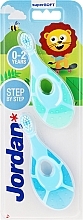 Fragrances, Perfumes, Cosmetics Baby Toothbrush, 0-2 yrs, dark blue+blue - Jordan Step By Step Soft & Gentle