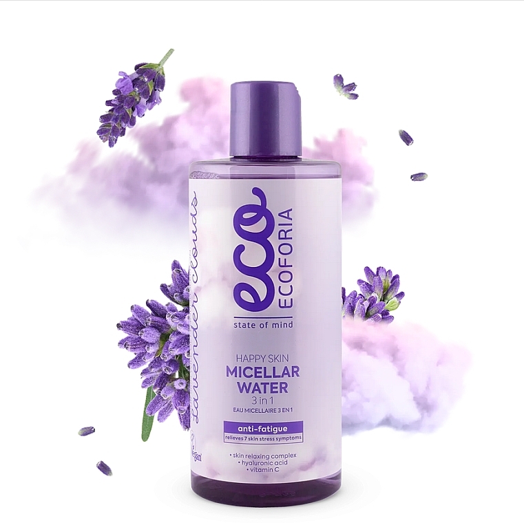 ミセラー水 - Ecoforia Lavender Clouds Happy Skin Micellar Water — photo N1