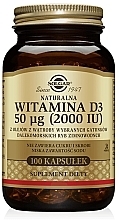 Fragrances, Perfumes, Cosmetics Dietary Supplement "Vitamin D3", 50 mcg - Solgar Vitamin D3 2000 IU