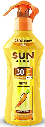 Sun Milk Spray SPF 20 - Sun Like Body Milk SPF 20 — photo N1