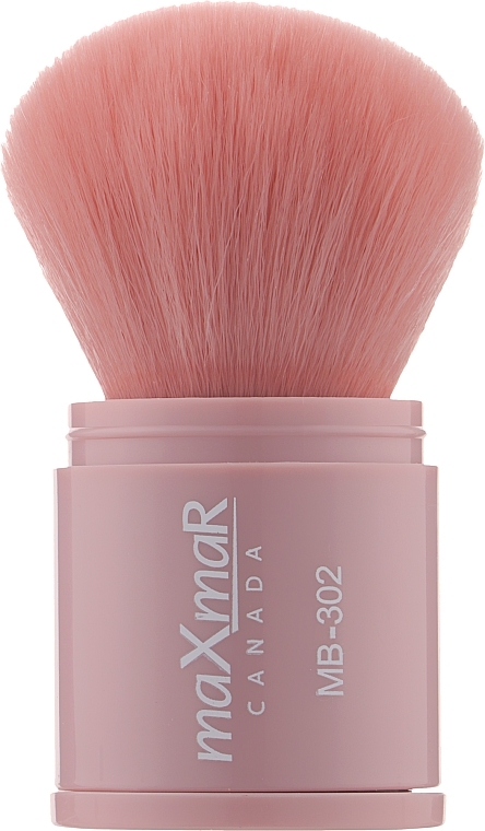 Powder, Blush & Bronzer Kabuki Brush, pink - MaXmaR Brush MB-302 — photo N9