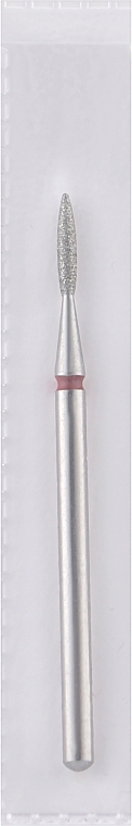 Diamond Nail File Drill Bit, frustum, L-8 mm, 1.6 mm, XL, red - Head The Beauty Tools — photo N1