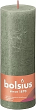 Fragrances, Perfumes, Cosmetics Cylinder Candle Rustic Shine Fresh Olive, 190/68 mm - Bolsius Candle