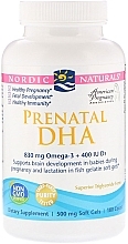 Dietary Supplement for Pregnant Women, unflavored "Omega-3" - Nordic Naturals Prenatal DHA — photo N1