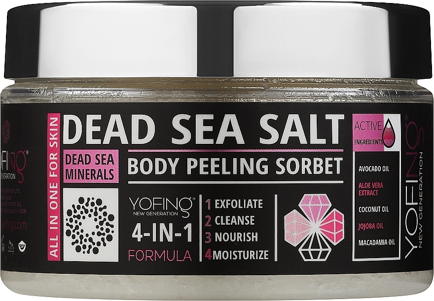 Dead Sea Salt Body Peeling - Yofing Dead Sea Salt Body Peeling Sorbet — photo N1