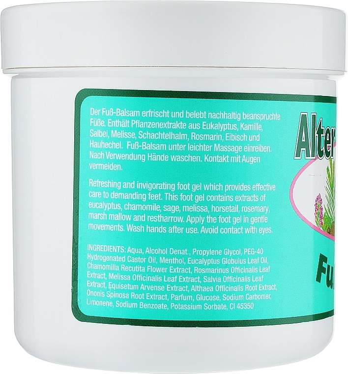 Refreshing Foot Balm - Alter Heideschafer Fub-Balsam — photo N2