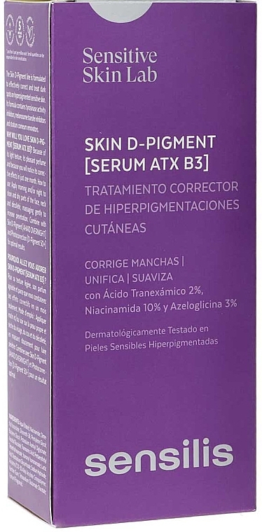 Anti-Pigmentation Serum - Sensilis Skin D-Pigment Serum ATX B3 Corrective Treatment — photo N4