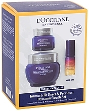 Fragrances, Perfumes, Cosmetics Set - L'Occitane Immortelle (cr/50ml + eye/balm/15ml + serum/5ml)