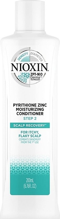 Moisturizing Conditioner - Nioxin Pyrithione Zinc Medicating Cleanser Scalp Recovery Conditioner — photo N5