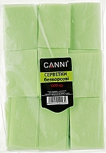 Lint-Free Wipes, green, 1000 pcs - Canni — photo N5