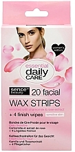 Face Wax Strips for Sensitive Skin, 20 pcs - Sence Facial Wax Strips Sensitive Skin — photo N1