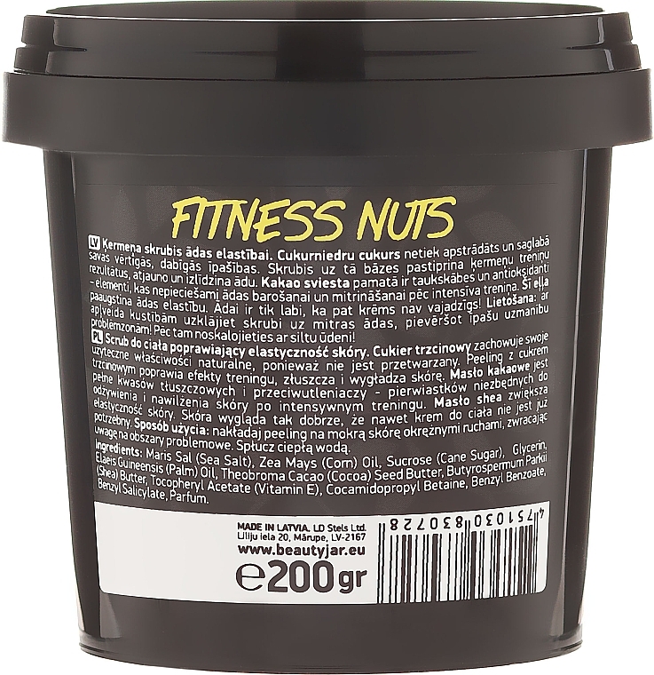Firming Body Scrub "Fitness Nuts" - Beauty Jar Firming Body Scrub — photo N3