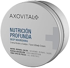 Nourishing Face & Body Cream - Axovital Deep Nourishing Face & Body Cream — photo N2