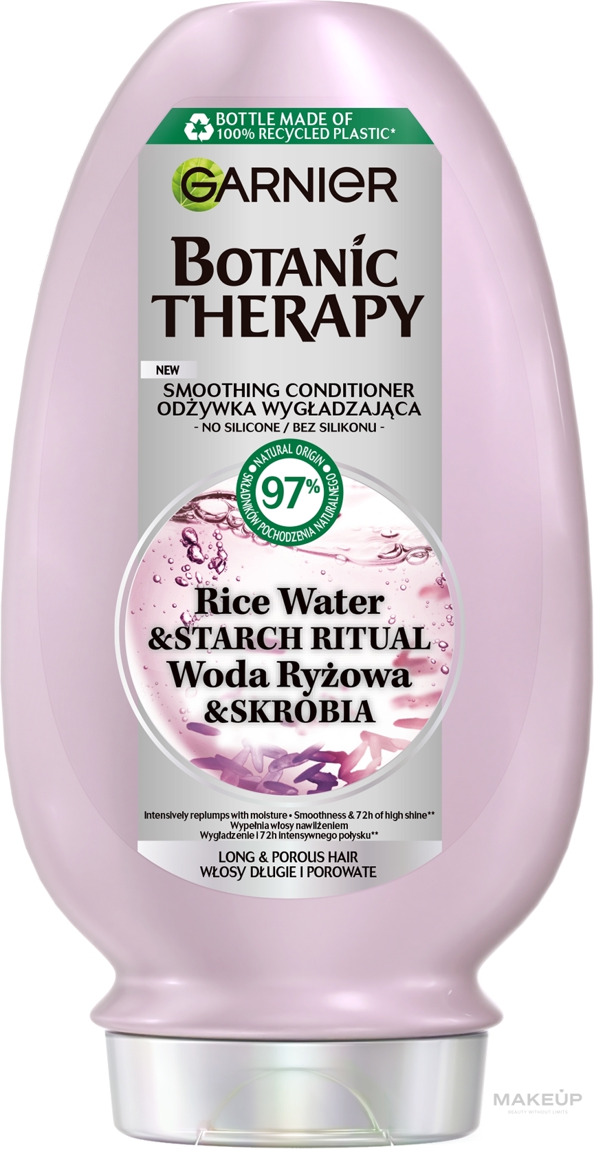 Conditioner for Long & Porous Hair - Garnier Botanic Therapy Rice Water — photo 200 ml