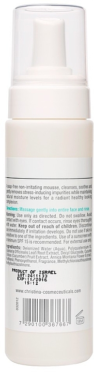 Cleansing Mousse - Christina Unstress Comfort Cleansing Mousse — photo N2