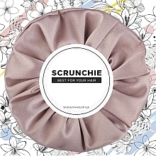 Satin Classic Scrunchie, Dusty Pink - MakeUp — photo N2