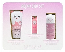 Fragrances, Perfumes, Cosmetics Set - Inuwet Dream Skin Set (lip/balm/3.5g+h/cr/60ml+f/mask/30ml)